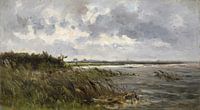 Carlos de Haes-Oud landschap kanaal van finemasterpiece thumbnail