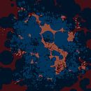 Kosmos der Farben. Blau, warmes Braun, Terra. von Dina Dankers Miniaturansicht