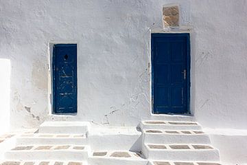 Blauwe deuren