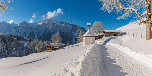 Gerstruben in de winter
