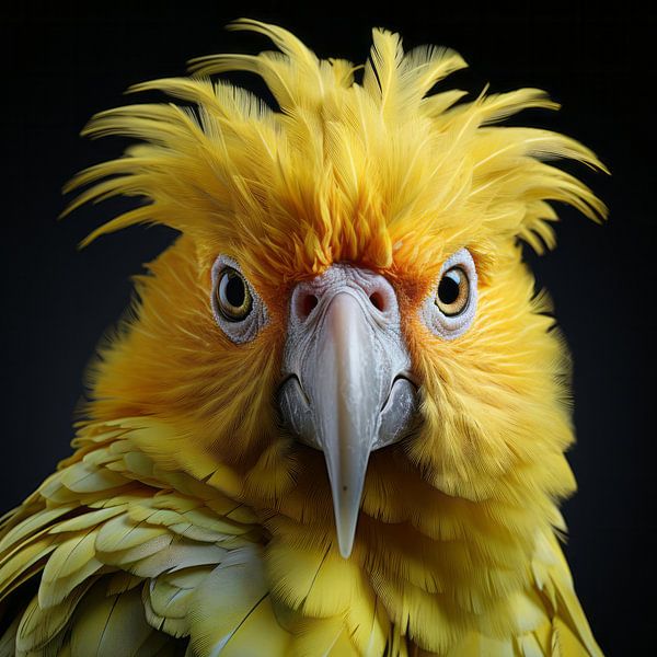Portret van een papegaai van Studio Allee