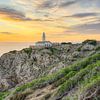 View of the Capdepera lighthouse in Mallorca by Michael Valjak