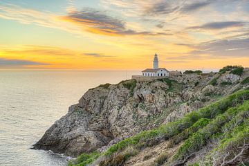 View of the Capdepera lighthouse in Mallorca