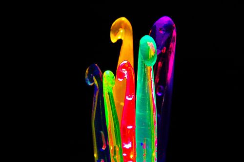 Verlichte haaknaalden