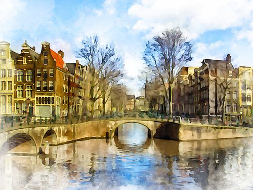 Canal, Amsterdam, Hollande-Septentrionale