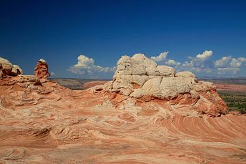 White Pocket in het Vermilion Cliffs National Monument, Arizona, USA van Frank Fichtmüller
