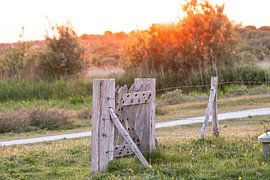 Zaun im Wassereinzugsgebiet von Louise Poortvliet