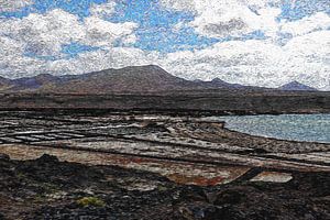 Salinas de Janubio (Lanzarote) | Van-Gogh-Stil