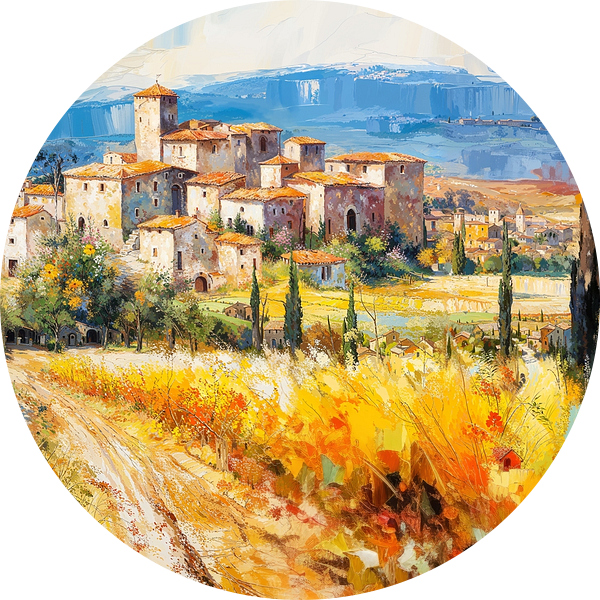 Landschap in Toscane van ARTemberaubend