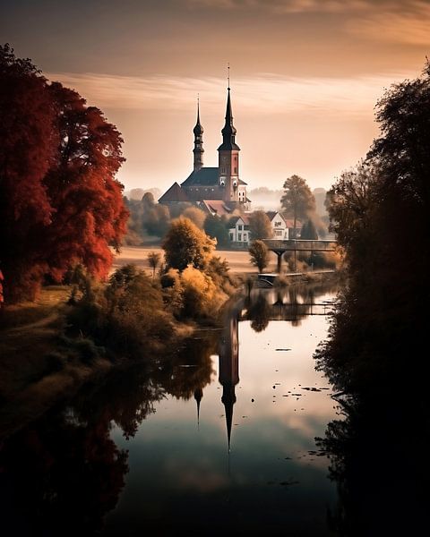 Herbstlandschaft von fernlichtsicht
