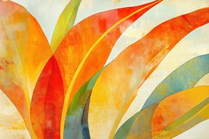 Abstraktes Blatt