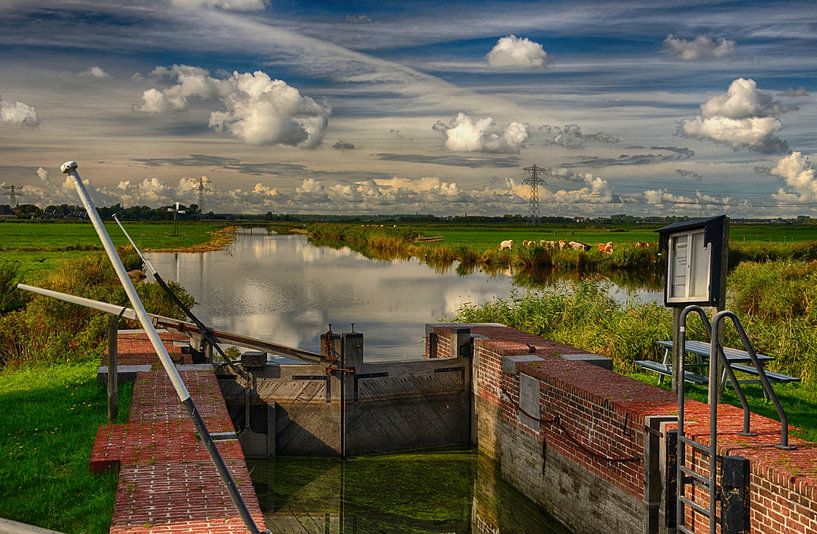 Dutch polder landscape. by Ger Nielen