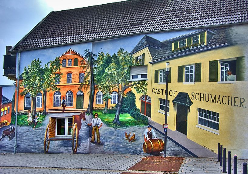 Murale d'Issum par Edgar Schermaul