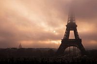 Eiffel Tower at sunrise, Paris