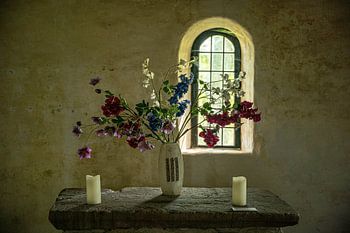 Stilleven van eenzame kleuren