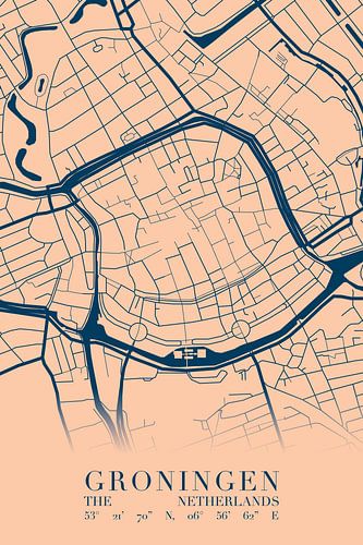 Stadskaart Groningen