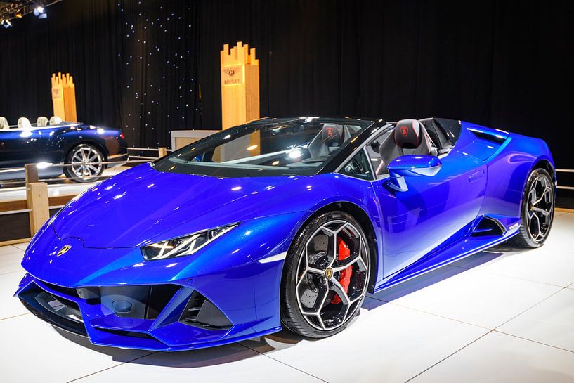 Lamborghini Huracan EVO Spyder cabriolet sportwagen van Sjoerd van der Wal Fotografie