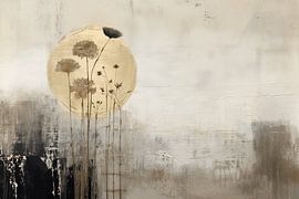 Landschaft mit Goldakzenten im Collage-Stil von Studio Allee