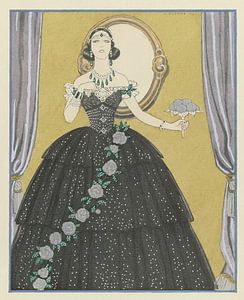 George Barbier – Mme Ida Rubinstein dans “La Dame aux Camélias” (1923)