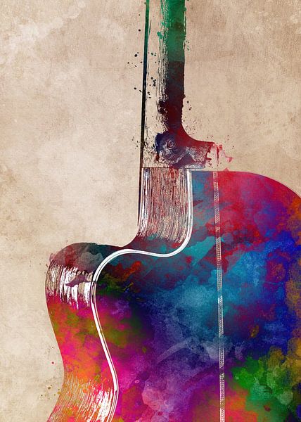 Guitar 11 music art #guitar #music by JBJart Justyna Jaszke