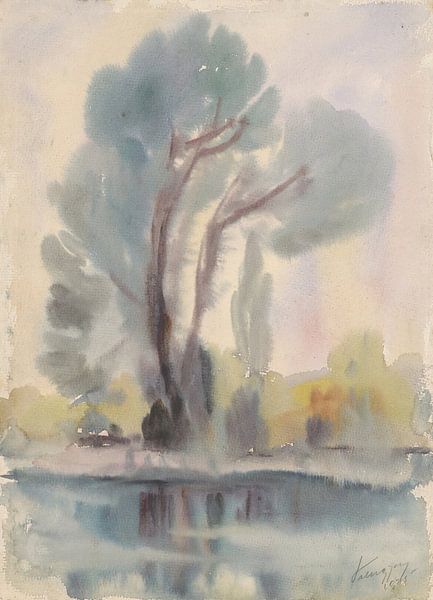 River Bay (1925) by Zoltán Palugyay by Peter Balan