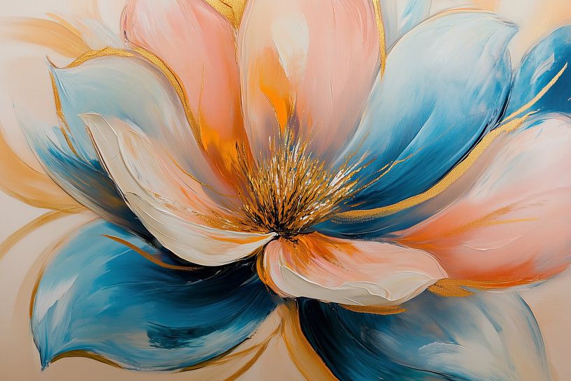Floraison douce et dorée par Thea