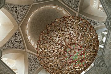 Émirats arabes unis Abu Dhabi. Sheikh Zaye-mosque interior