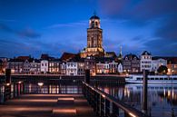 Skyline Deventer during blue hour by Patrick Rodink thumbnail