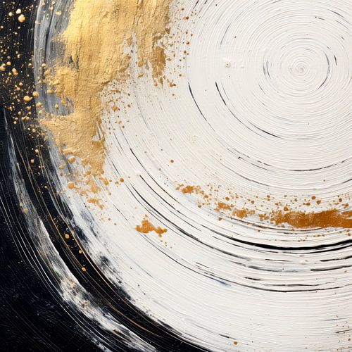 ABSTRACT KUNST Draaikolk van energie