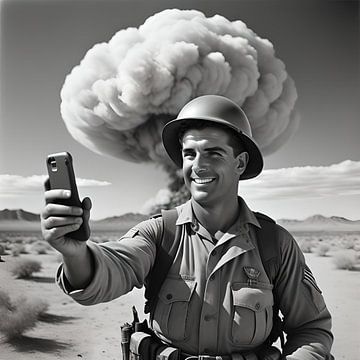 Selfie bij Manhattan Project van Gert-Jan Siesling