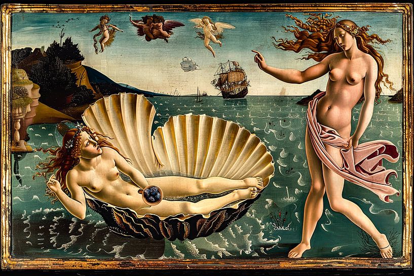 malerisches Porträt der klassischen Venus von Egon Zitter