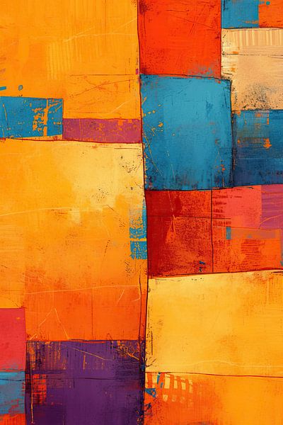 Dance of Urban Colors van ARTEO Schilderijen