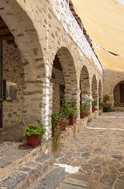 Monastery on Samos by Monique Giling