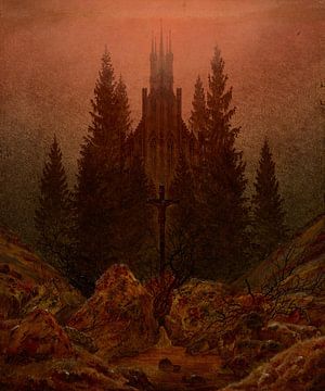 Het kruis in de bergen, Caspar David Friedrich
