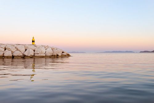 Leuchtturm im Sonnenuntergang