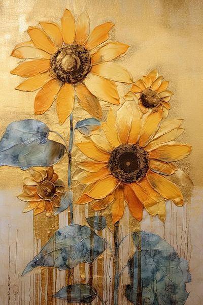 Sunflower abstract by Imagine