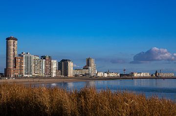 Strand Vlissingen van MSP Canvas