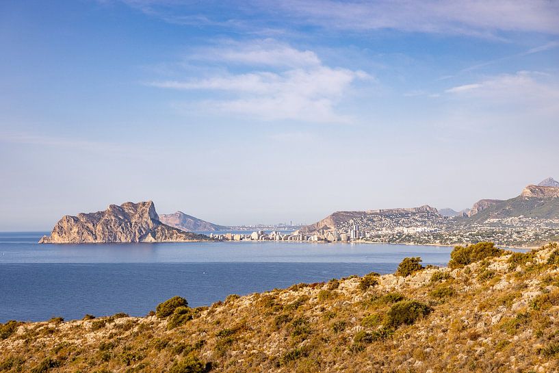 Landscape and views near Moraira by Martijn Bravenboer