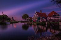 Zaanse Schans zonsondergang