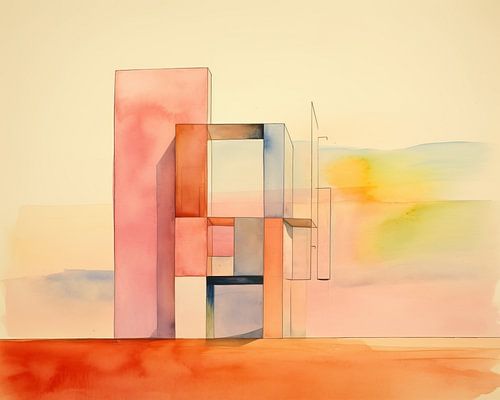 Colourful abstract painting 129939