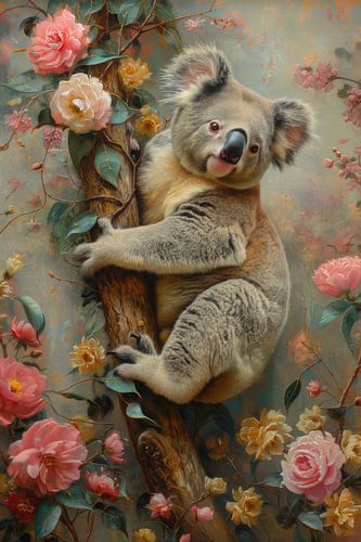 Koala in Blossom Kingdom - Dreamy Tree