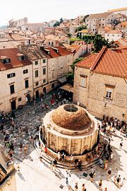 View of the Onofrio fountain Dubrovnik, Croatia by Suzanne Spijkers