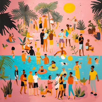Pool Party van Karina Brouwer