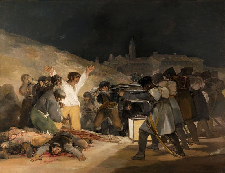 Le 3 mai à Madrid, Francisco de Goya par Des maîtres magistraux
