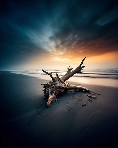 Hout aan zee van fernlichtsicht