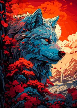 Wolf And Moon van EL IRSYAD