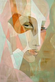 Cubist woman by Poster Art Shop