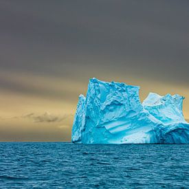 Majestätischer Eisberg in ruhiger See von Chris Stenger