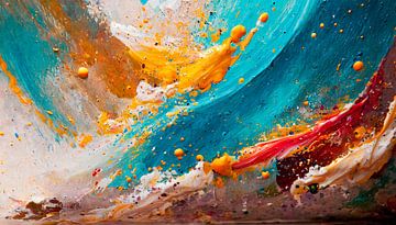 Art colours with different shapes by Mustafa Kurnaz