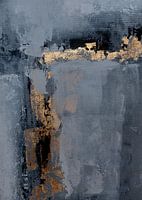 Grijs goud abstract